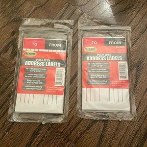 Packrite Address Labels - Set of 2 Packs